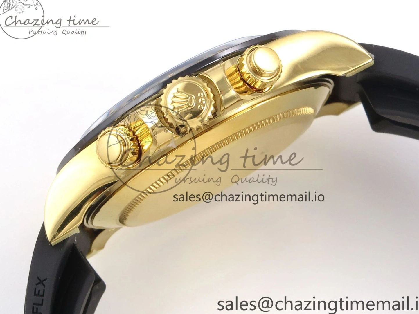 MiroTime 0901 Daytona 116518 VSF 1:1 Best Edition 904L Steel YG Dial on Oysterflex Strap DD Sustainable 1003